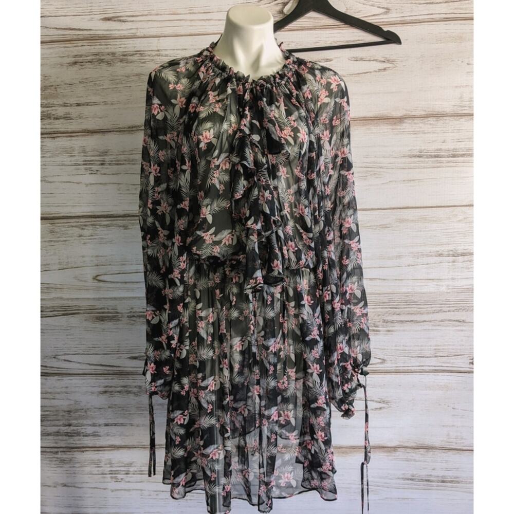 Nwt Victoria's Secret Chiffon Duster Robe M/L